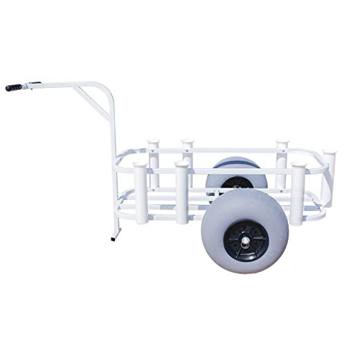 Sturdy Rolling Beach Cart for Outdoor Fishing