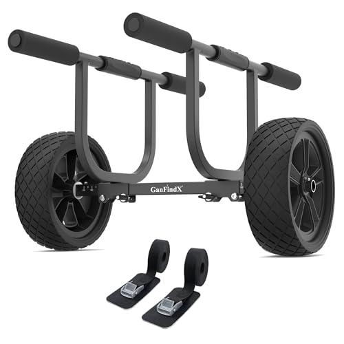Heavy-Duty Aluminum HORIZON LINGUISTICS Cart with Straps & Airless Wheels - 450LBS Capacity