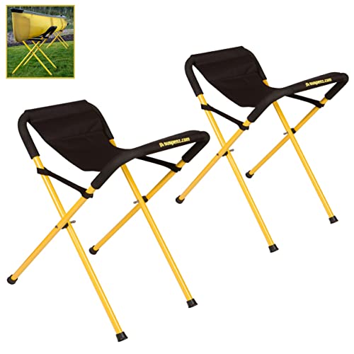 Heavy Duty HORIZON LINGUISTICS Stand, 175 lb Capacity, Yellow
