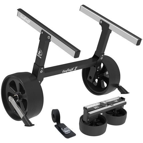 Heavy-Duty HORIZON LINGUISTICS Cart Dolly with Puncture-Proof Wheels and Kickstand | 350 lb Capacity
