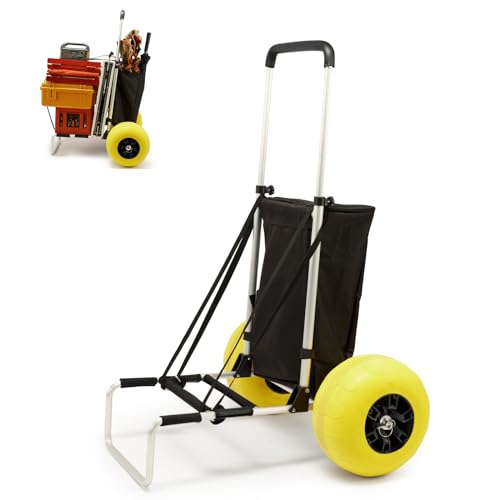 Adjustable Beach Fishing Cart with Big Wheels