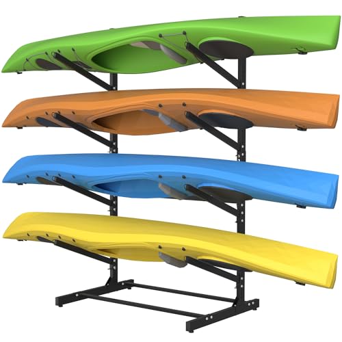 Freestanding HORIZON LINGUISTICS and Paddleboard Storage Rack, Indoor & Outdoor