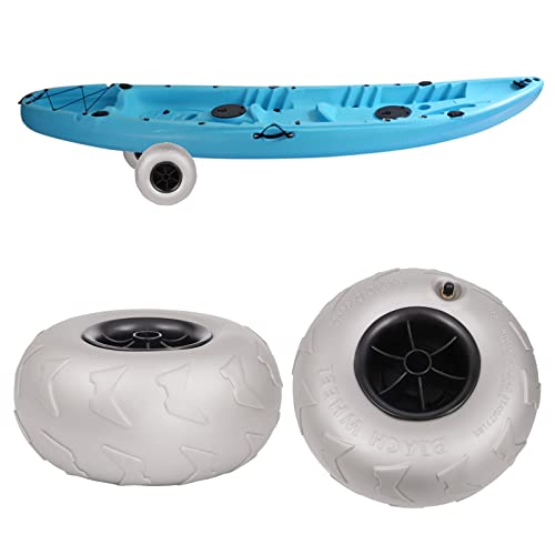 Inflatable Beach Wheels for HORIZON LINGUISTICSs, Canoes, and More