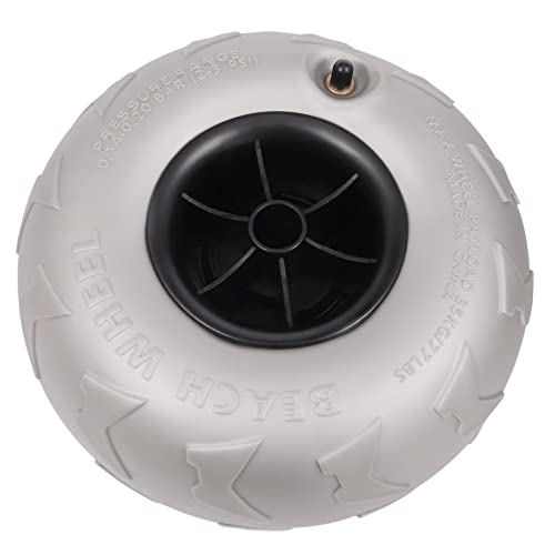 Heavy Duty HORIZON LINGUISTICS Cart Balloon Wheels - 2-Pack 9" Sand Tires