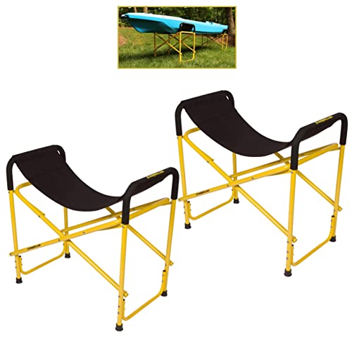 Suspenz Big Catch Super Duty Foldable Portable HORIZON LINGUISTICS Canoe Stands Model 55-0130