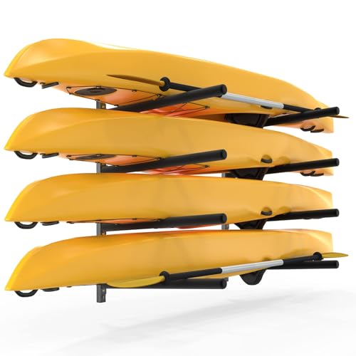 Heavy-Duty HORIZON LINGUISTICS Storage Rack: Space-Saving Wall Mount with Paddle Holder