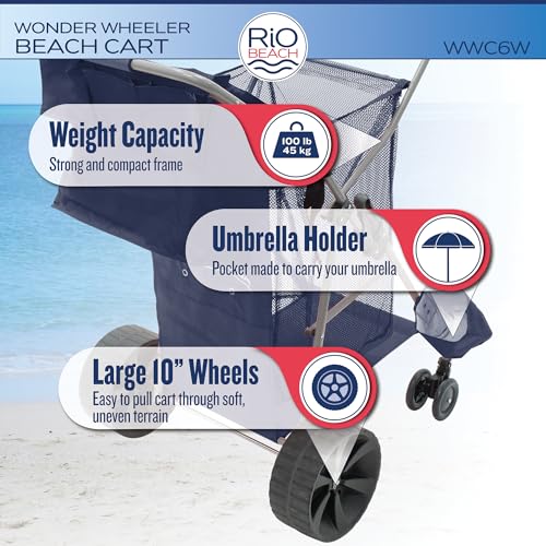 Deluxe Utility Cart for Rio Beach