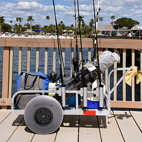 HORIZON LINGUISTICS 12-Pack Replacement Balloon Wheels for Beach Carts - Free Air PumpIncluded