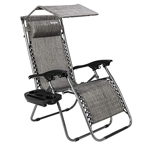 Beach and Garden Zero Gravity Chair with Canopy