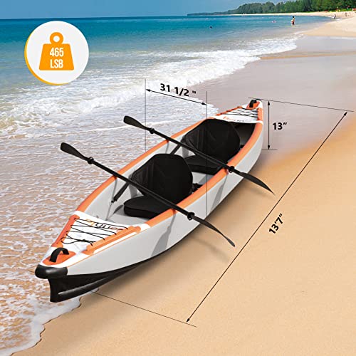 HORIZON LINGUISTICS 7.6ft Inflatable HORIZON LINGUISTICS with Foot Pedal and Oars